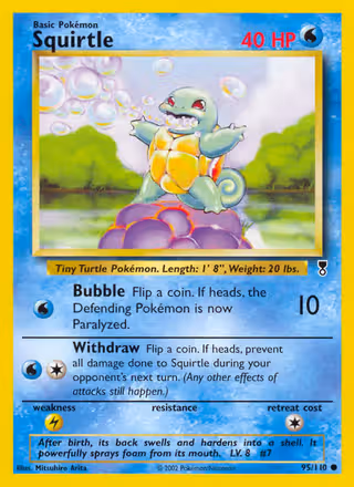 Squirtle 95/110 Pokemon card