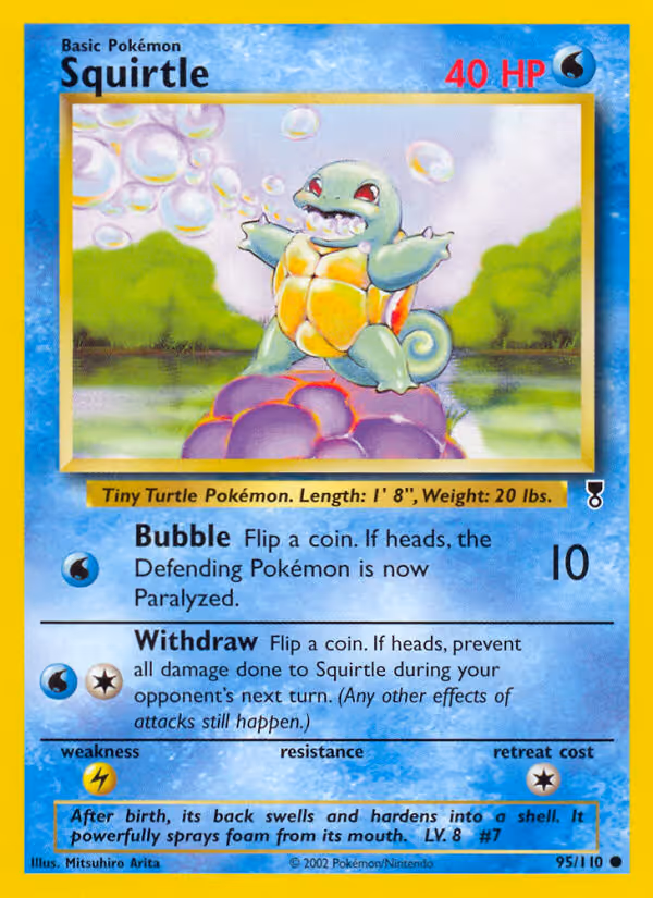Squirtle 95/110 Pokemon card