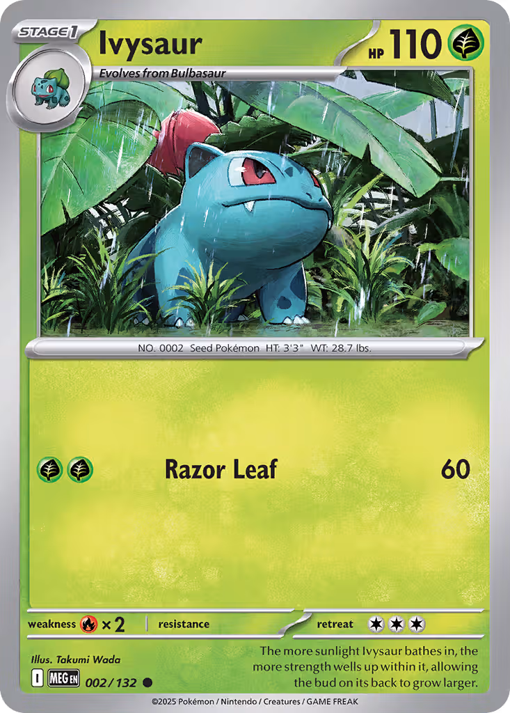 Ivysaur 2/132 Pokemon card
