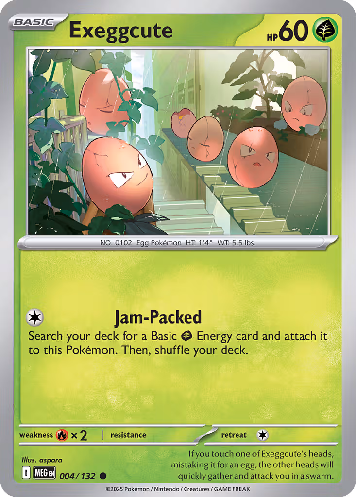 Exeggcute 4/132 Pokemon card