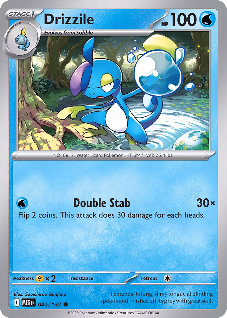 Drizzile 40/132 Pokemon card