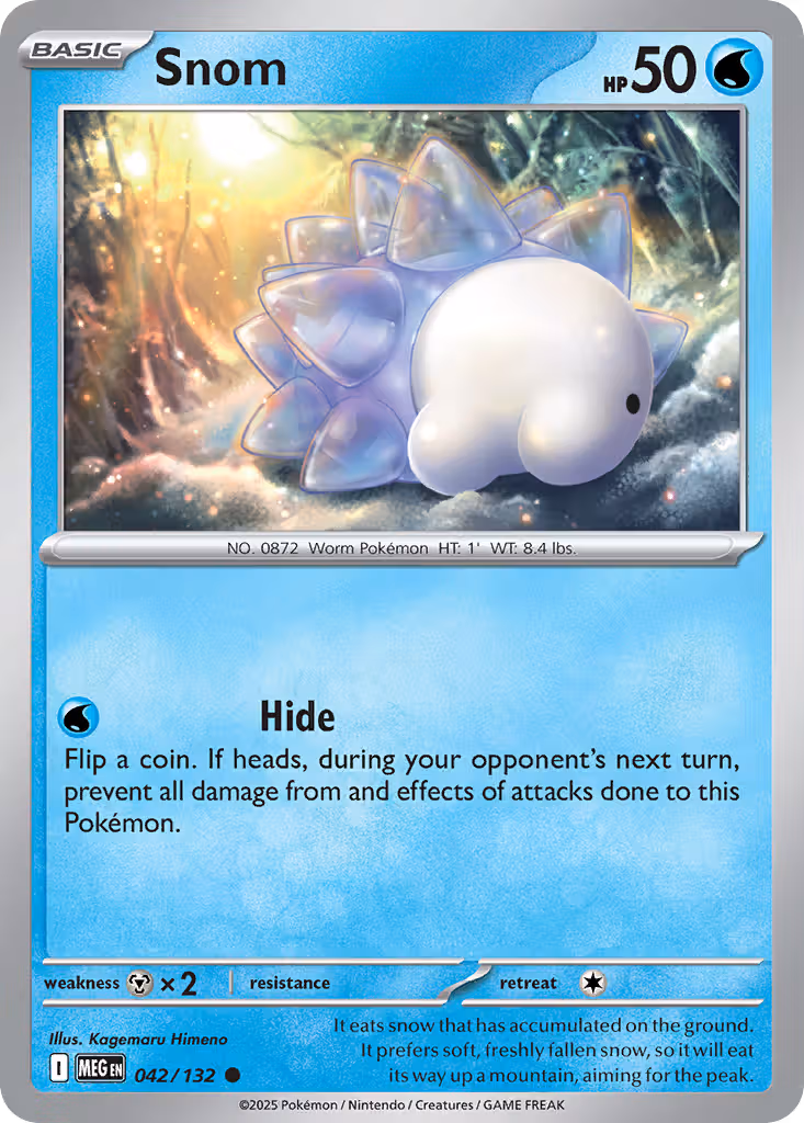 Snom 42/132 Pokemon card