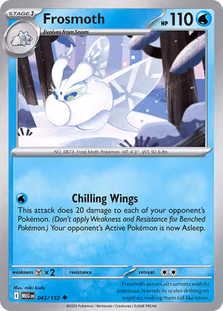 Frosmoth 43/132 Pokemon card