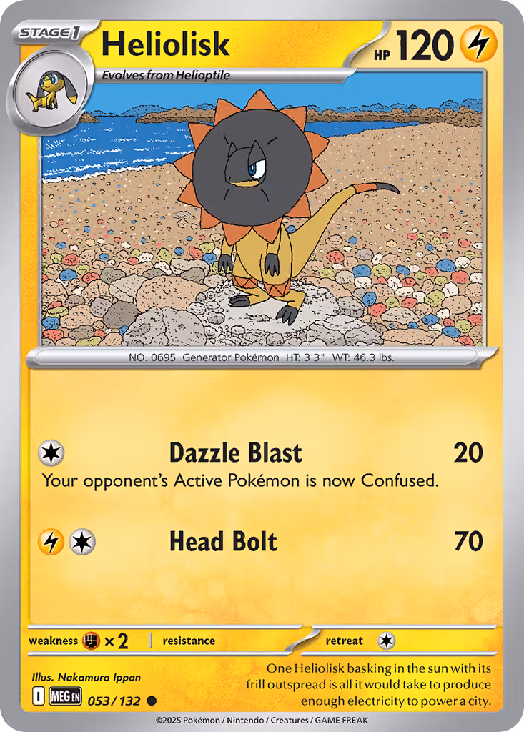 Heliolisk 53/132 Pokemon card