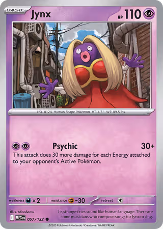 Jynx 57/132 Pokemon card
