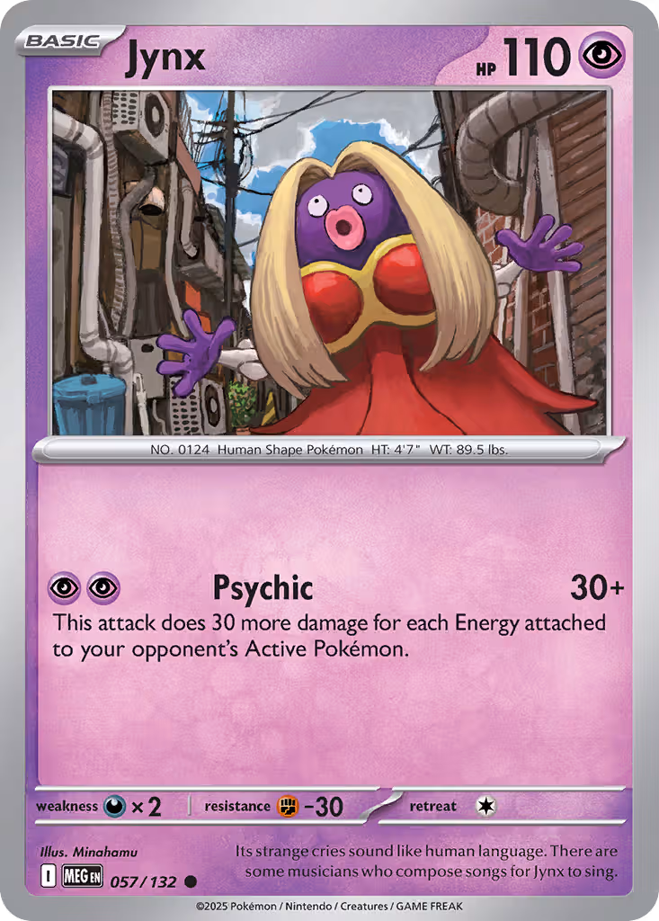 Jynx 57/132 Pokemon card