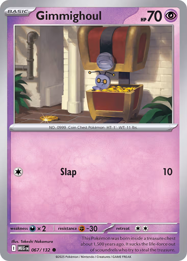 Gimmighoul 67/132 Pokemon card