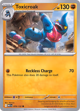 Toxicroak 79/132 Pokemon card