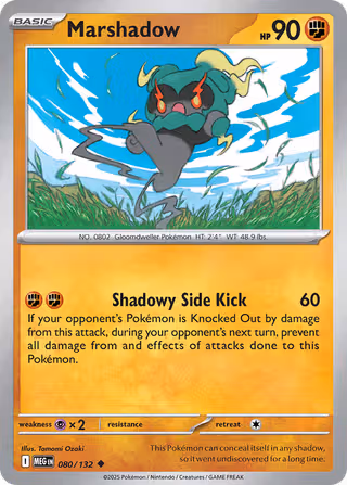 Marshadow 80/132 Pokemon card