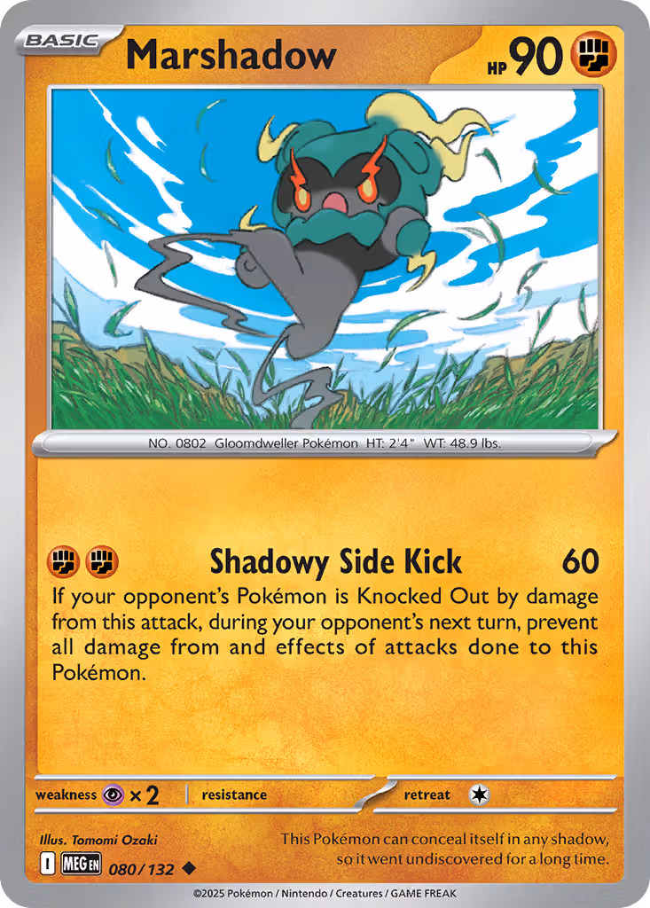 Marshadow 80/132 Pokemon card