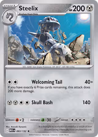 Steelix 93/132 Pokemon card