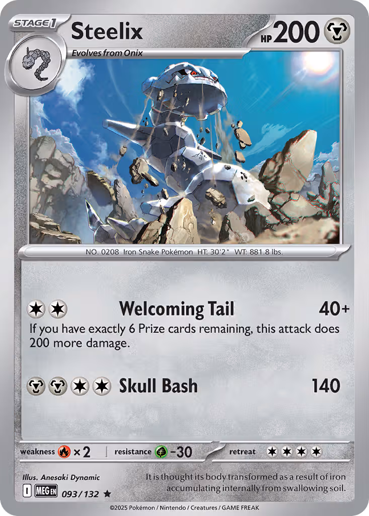 Steelix 93/132 Pokemon card