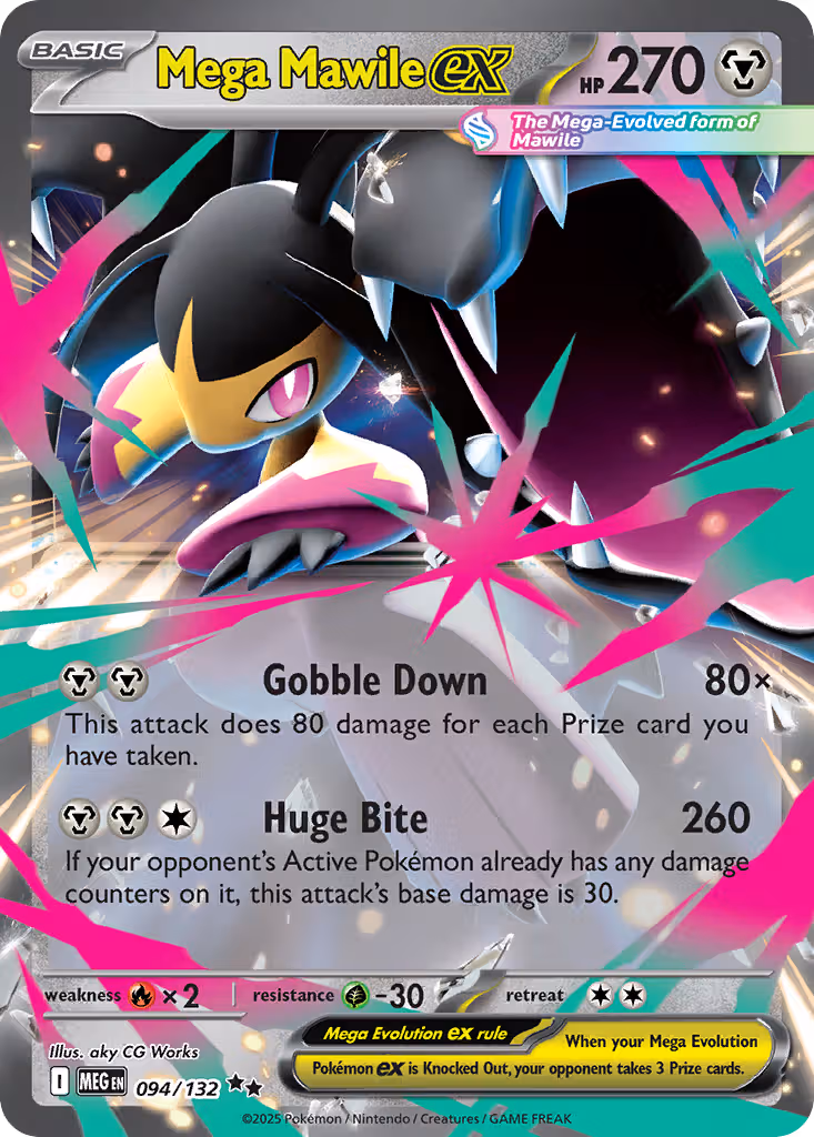 Mega Mawile ex 94/132 Pokemon card
