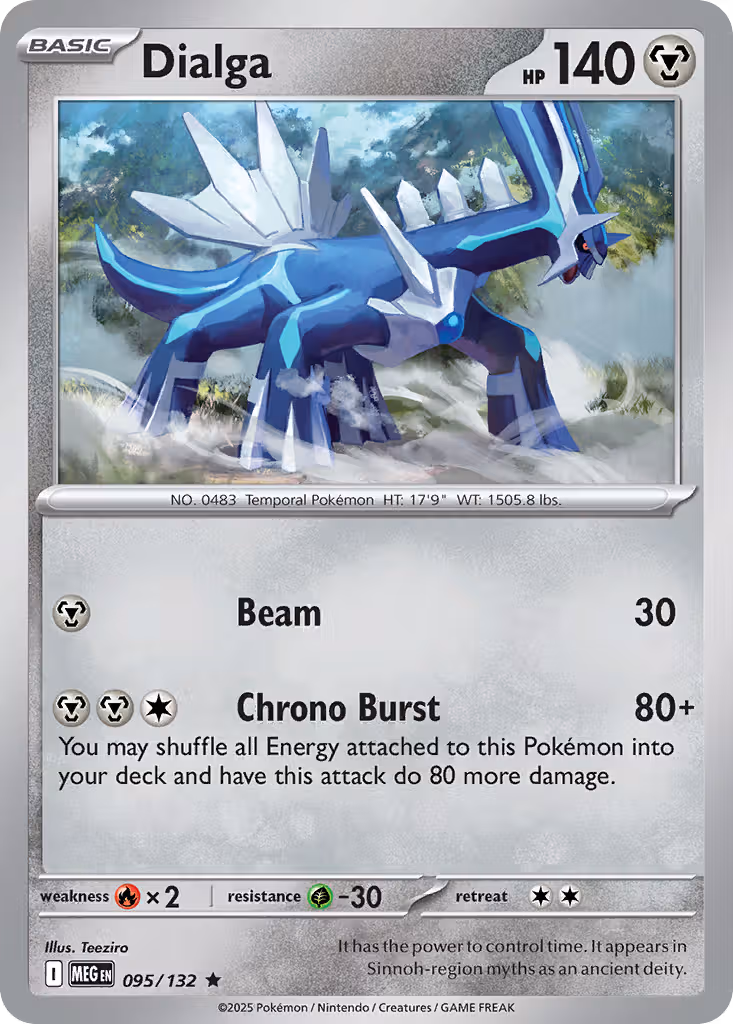 Dialga 95/132 Pokemon card