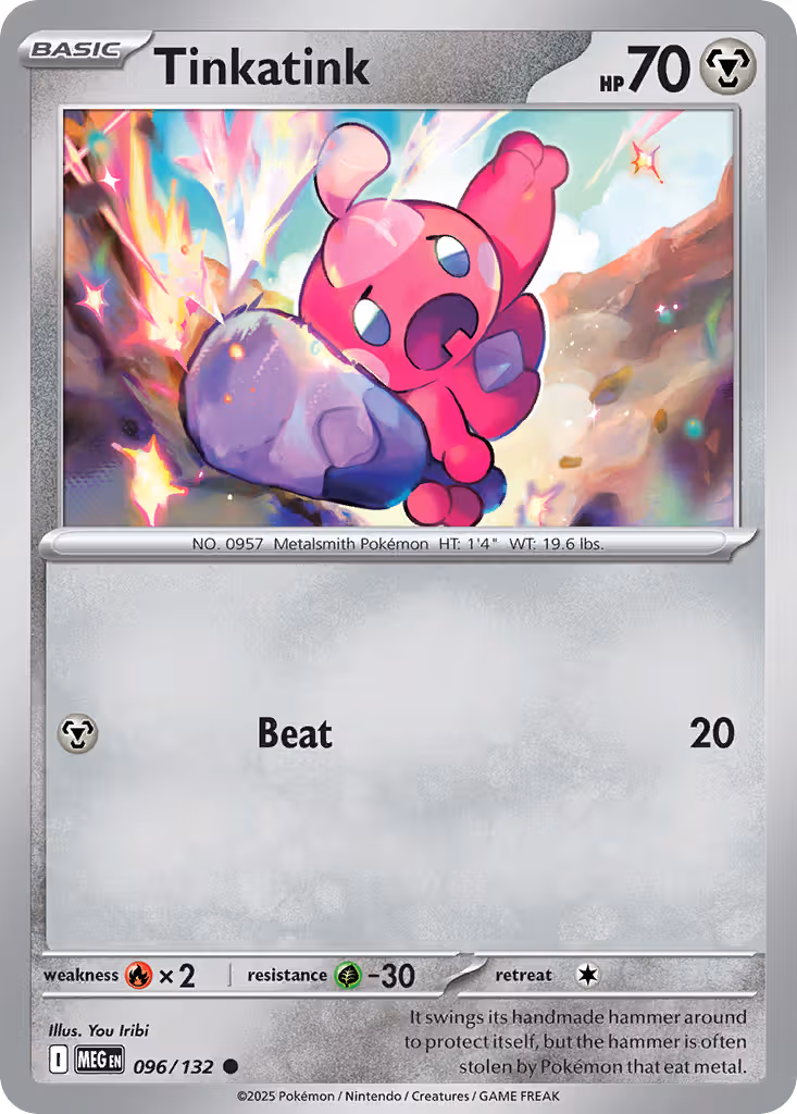 Tinkatink 96/132 Pokemon card