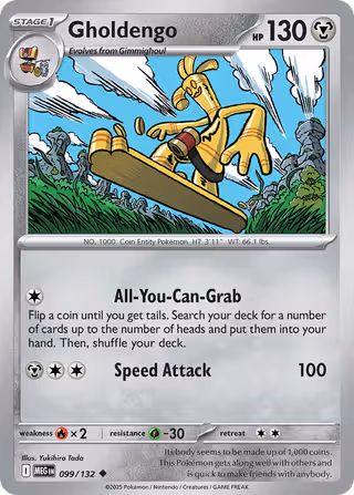 Gholdengo 99/132 Pokemon card
