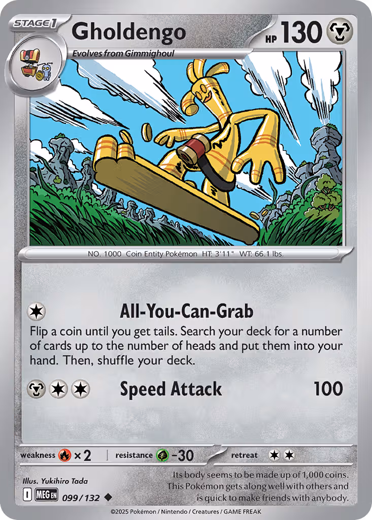 Gholdengo 99/132 Pokemon card