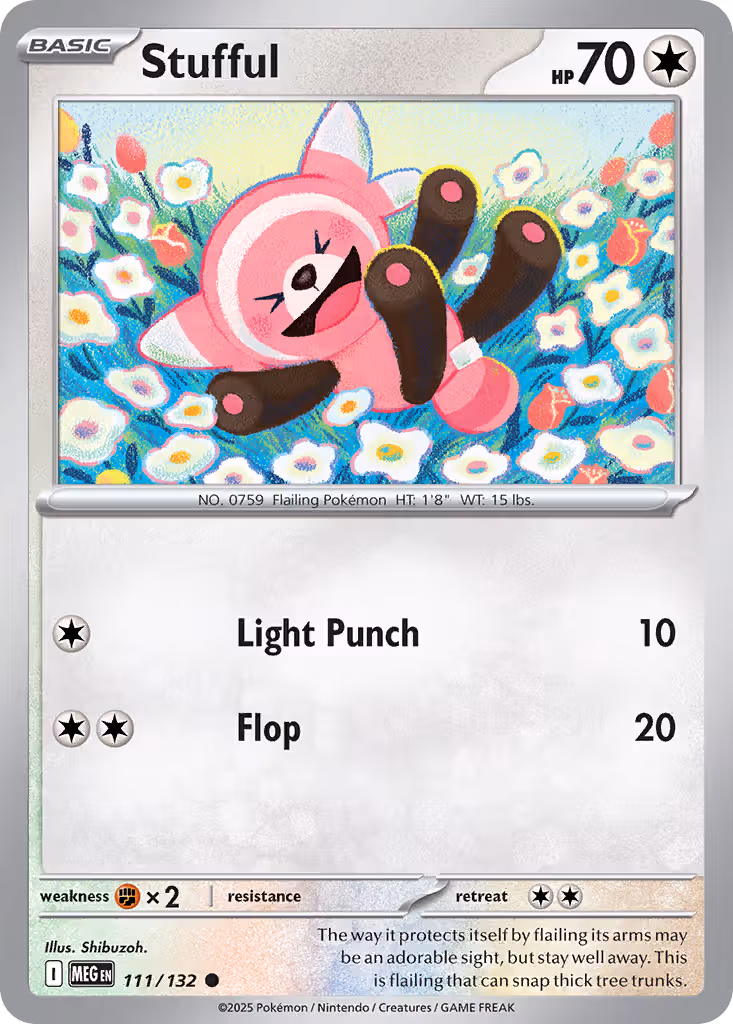 Stufful 111/132 Pokemon card