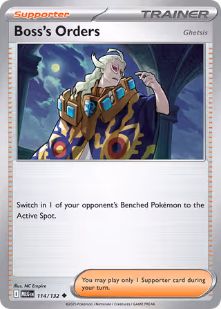 Boss's Orders 114/132 Pokemon card