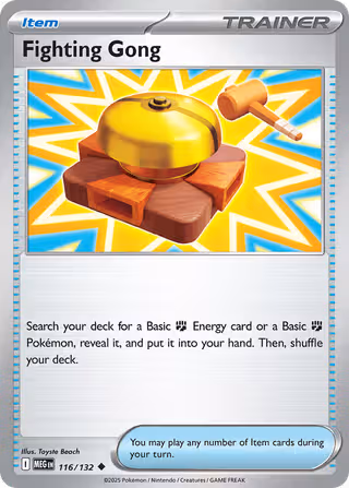 Fighting Gong 116/132 Pokemon card