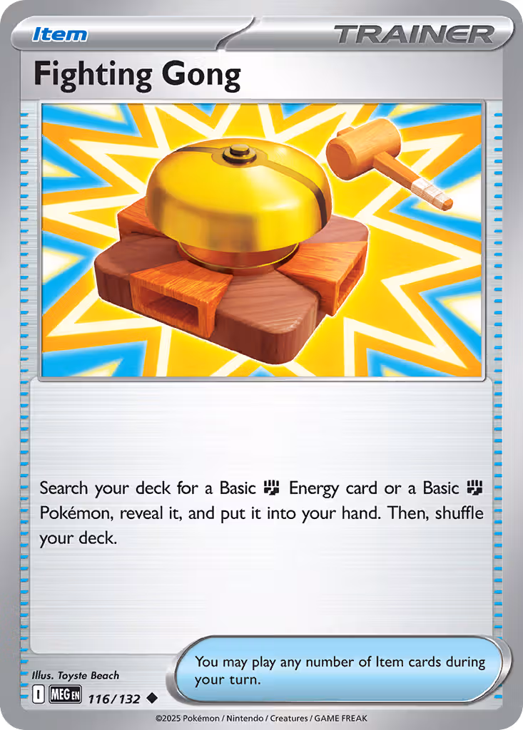 Fighting Gong 116/132 Pokemon card