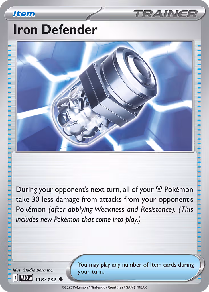 Iron Defender 118/132 Pokemon card