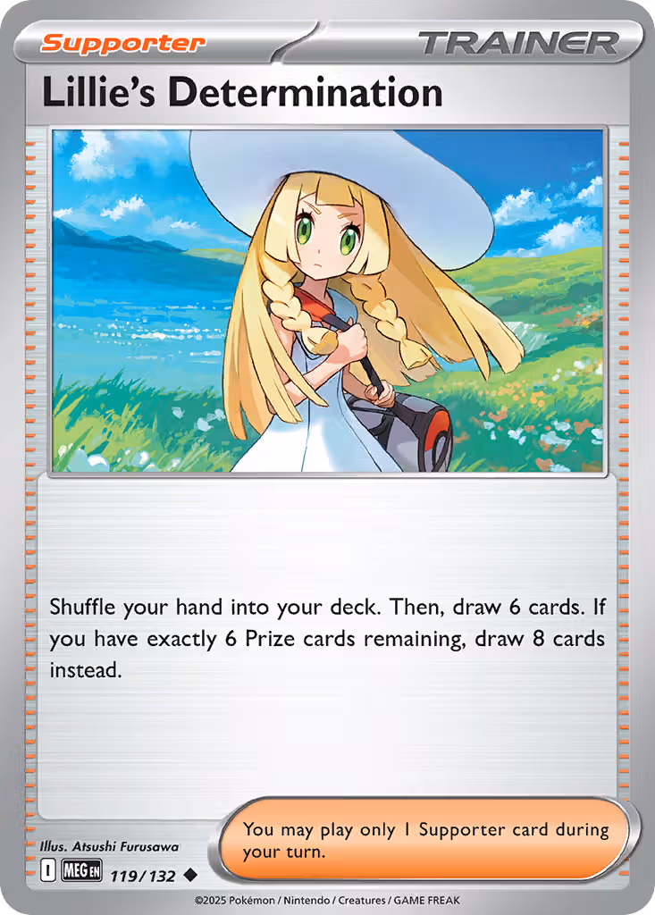 Lillie's Determination 119/132 Pokemon card