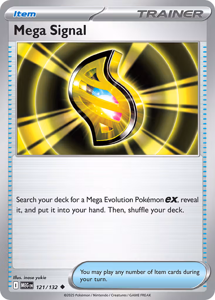 Mega Signal 121/132 Pokemon card