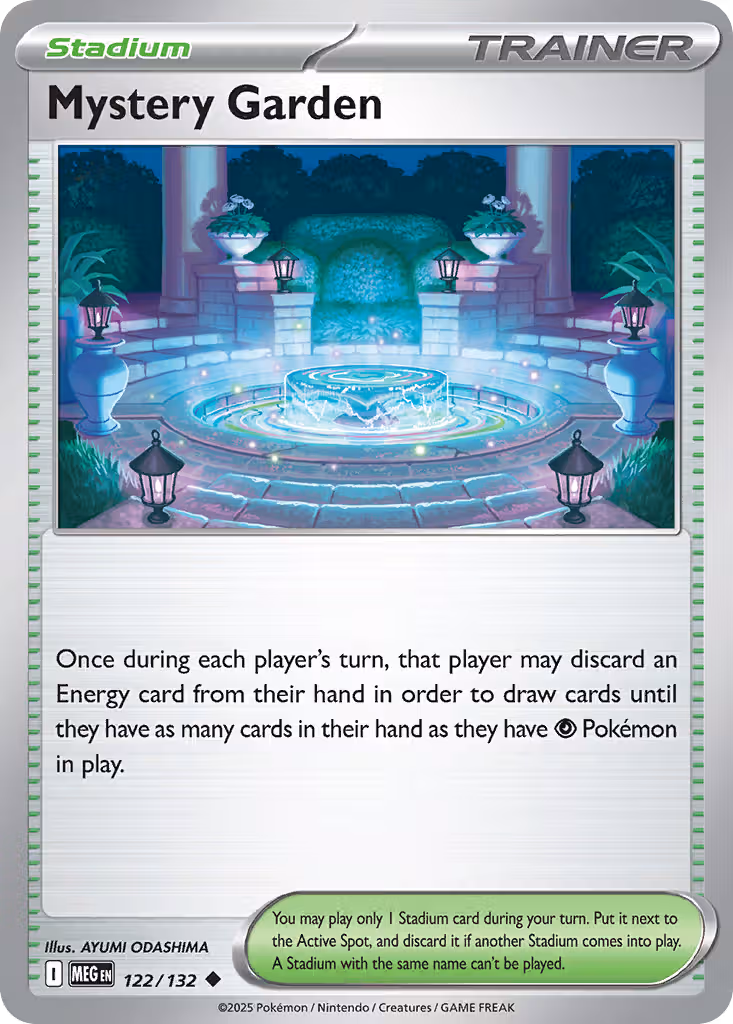 Mystery Garden 122/132 Pokemon card