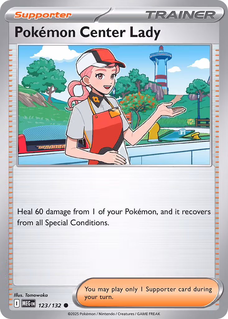 Pokémon Center Lady 123/132 Pokemon card