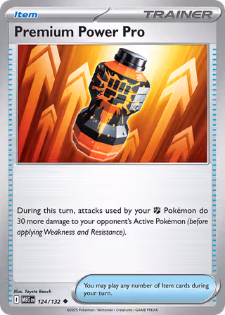 Premium Power Pro 124/132 Pokemon card