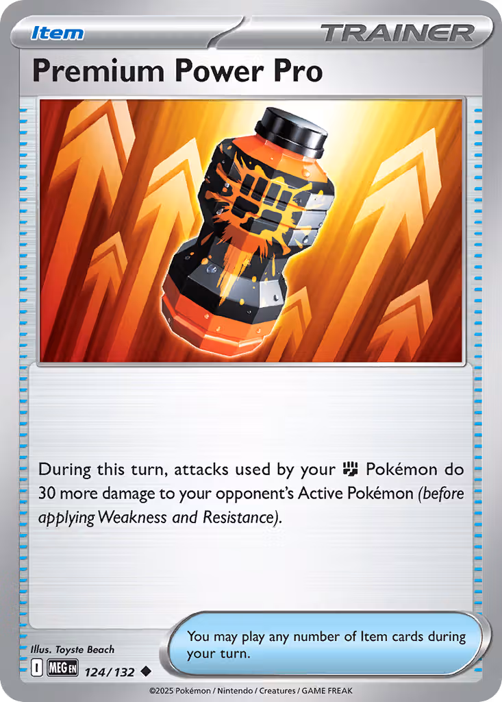 Premium Power Pro 124/132 Pokemon card