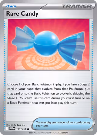 Rare Candy 125/132 Pokemon card