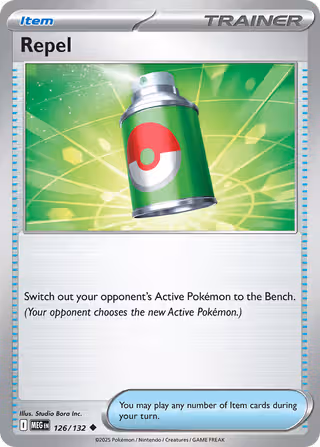 Repel 126/132 Pokemon card