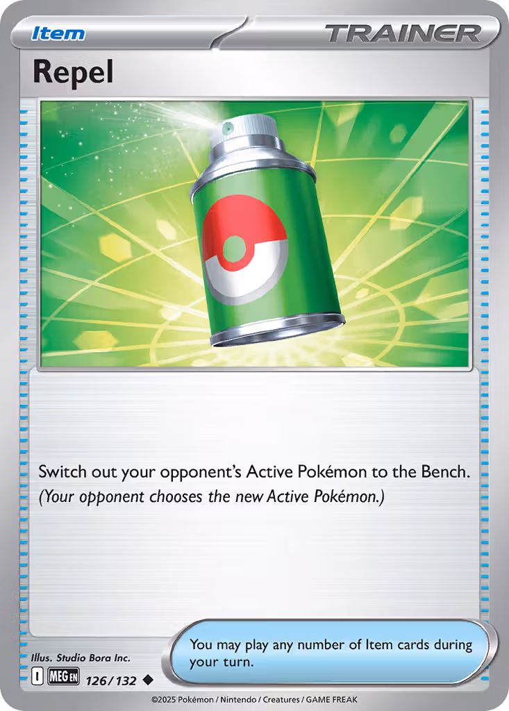 Repel 126/132 Pokemon card