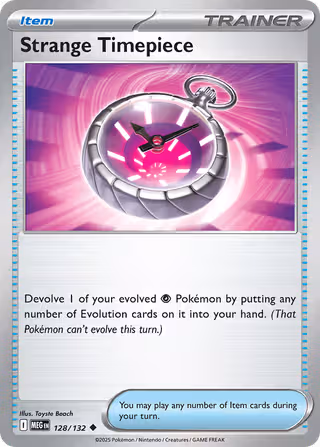 Strange Timepiece 128/132 Pokemon card