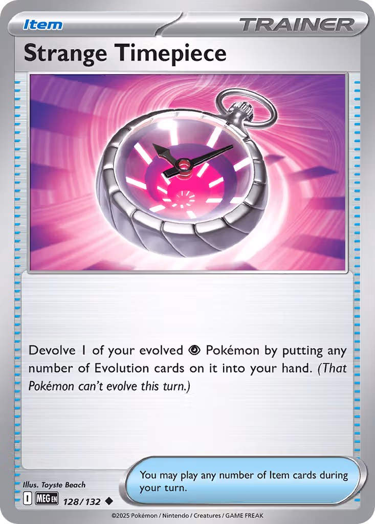 Strange Timepiece 128/132 Pokemon card