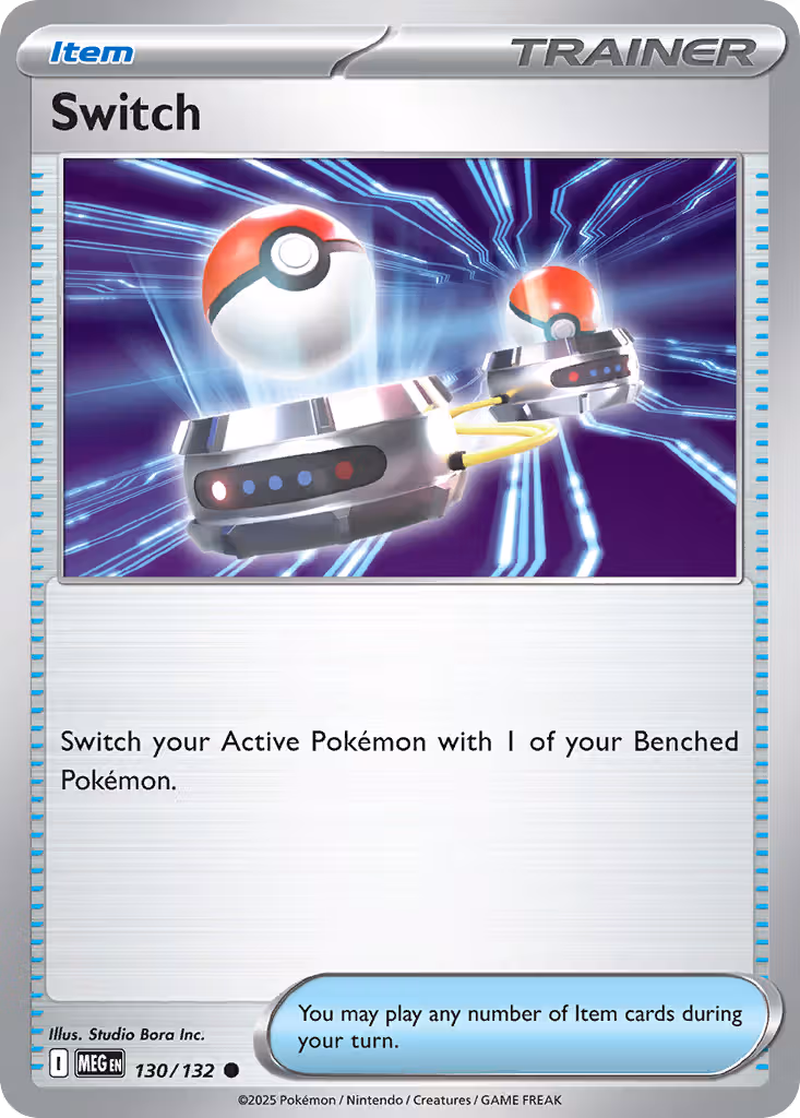 Switch 130/132 Pokemon card