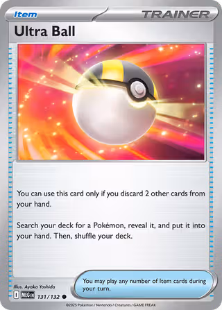 Ultra Ball 131/132 Pokemon card
