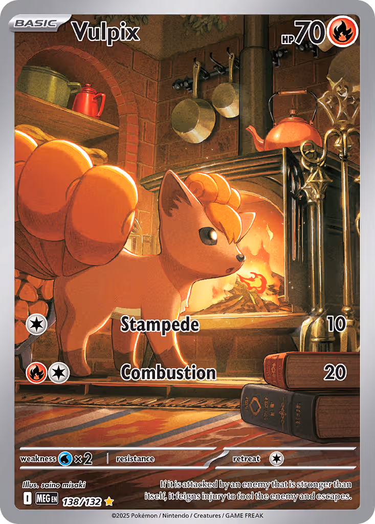 Vulpix 138/132 Pokemon card