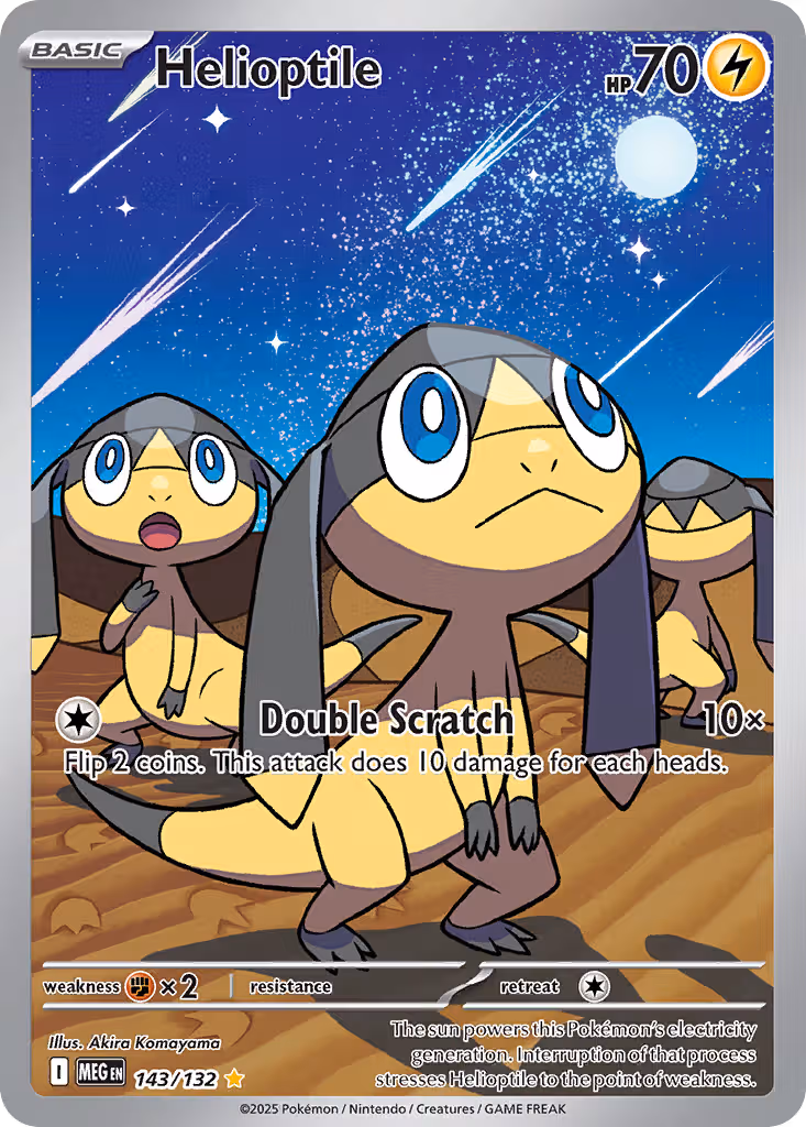 Helioptile 143/132 Pokemon card