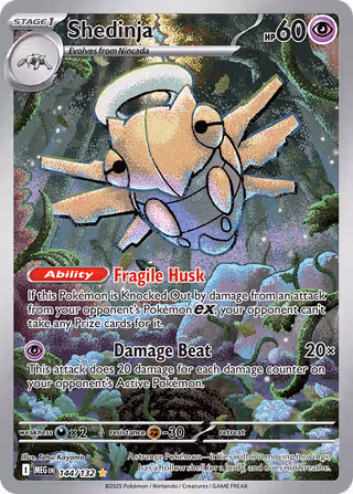 Shedinja 144/132 Pokemon card