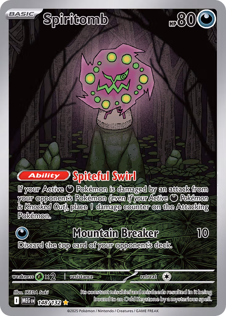 Spiritomb 148/132 Pokemon card