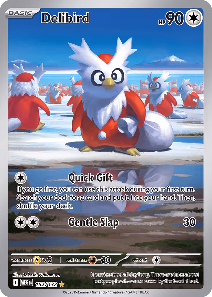 Delibird 152/132 Pokemon card