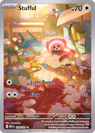 Stufful 154/132 Pokemon card