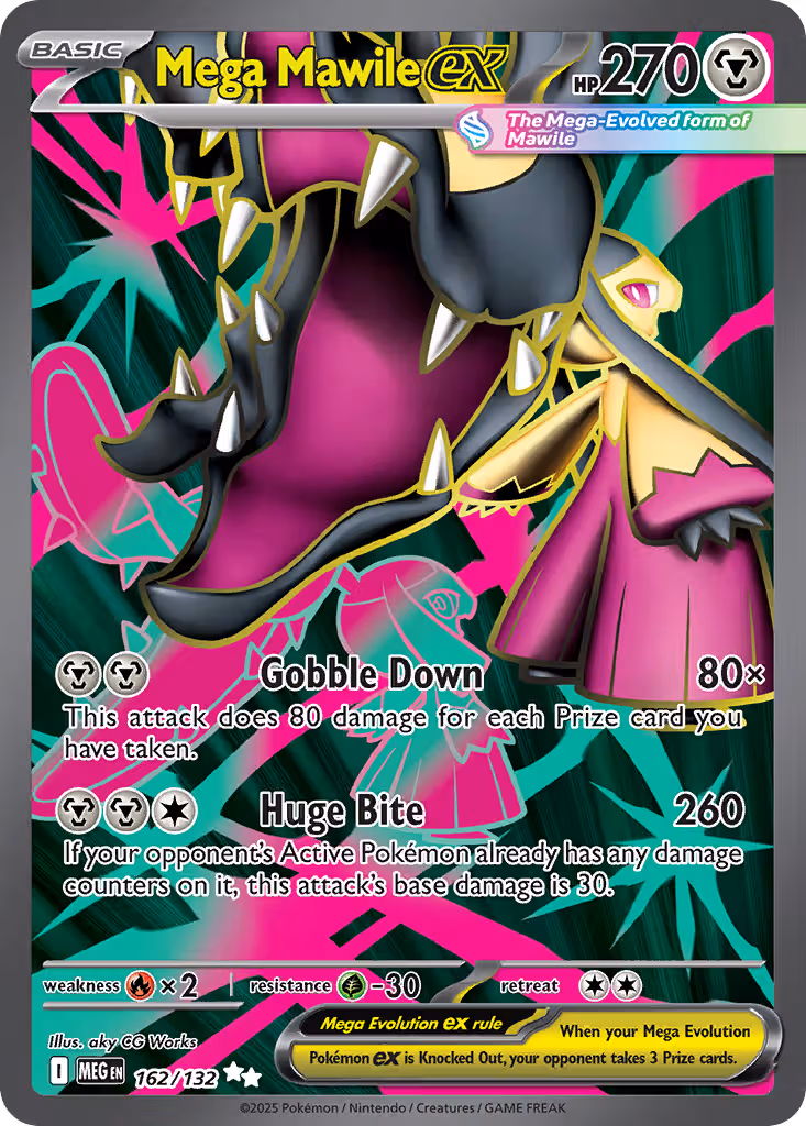 Mega Mawile ex 162/132 Pokemon card