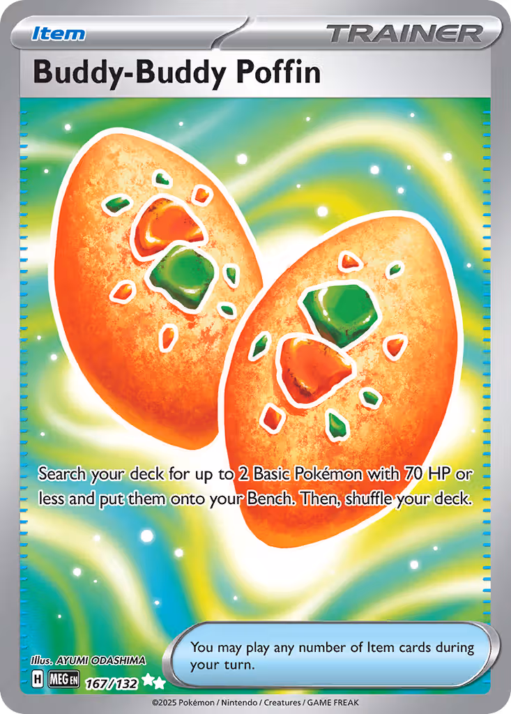 Buddy-Buddy Poffin 167/132 Pokemon card