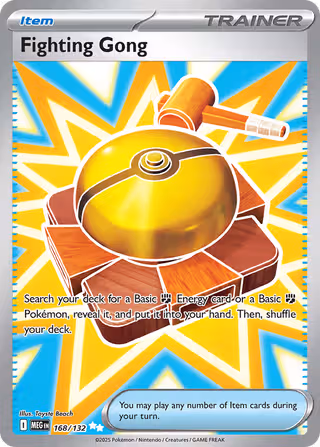 Fighting Gong 168/132 Pokemon card