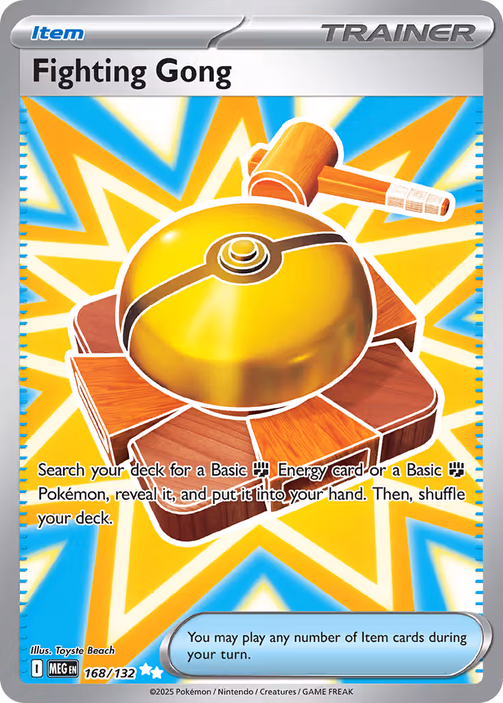 Fighting Gong 168/132 Pokemon card