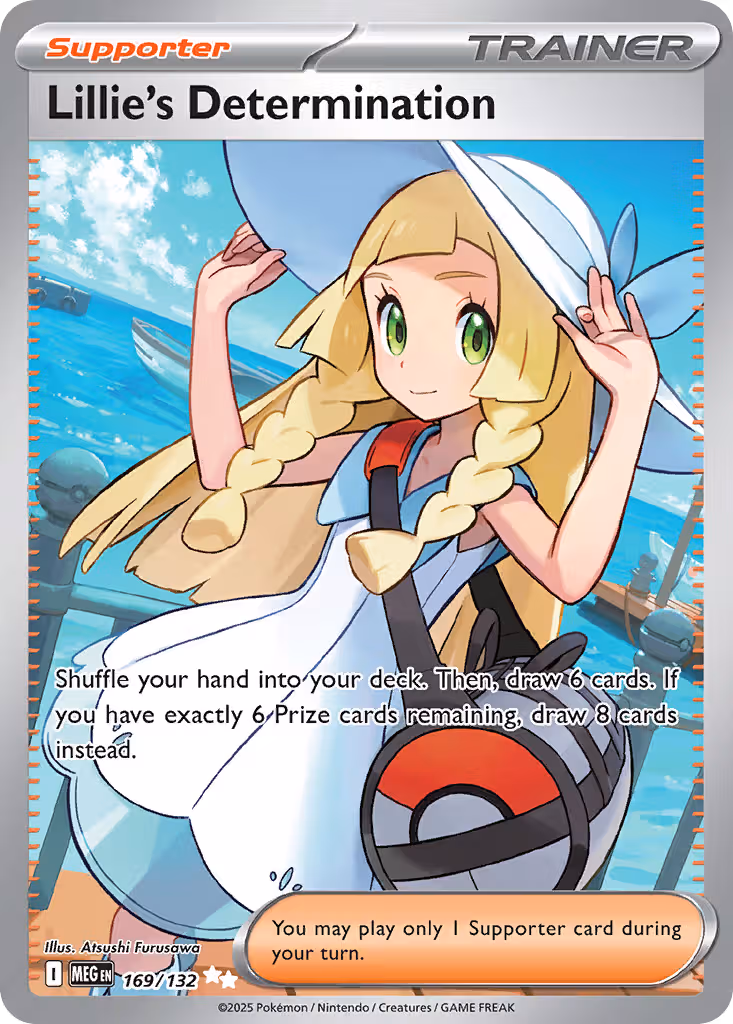 Lillie's Determination 169/132 Pokemon card